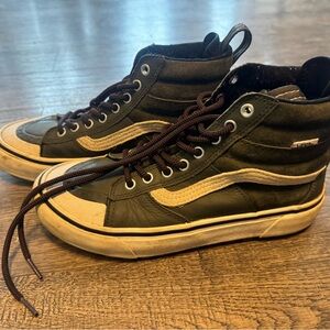 Vans MTE Sk8-Hi Sneakers in Olive and Cream